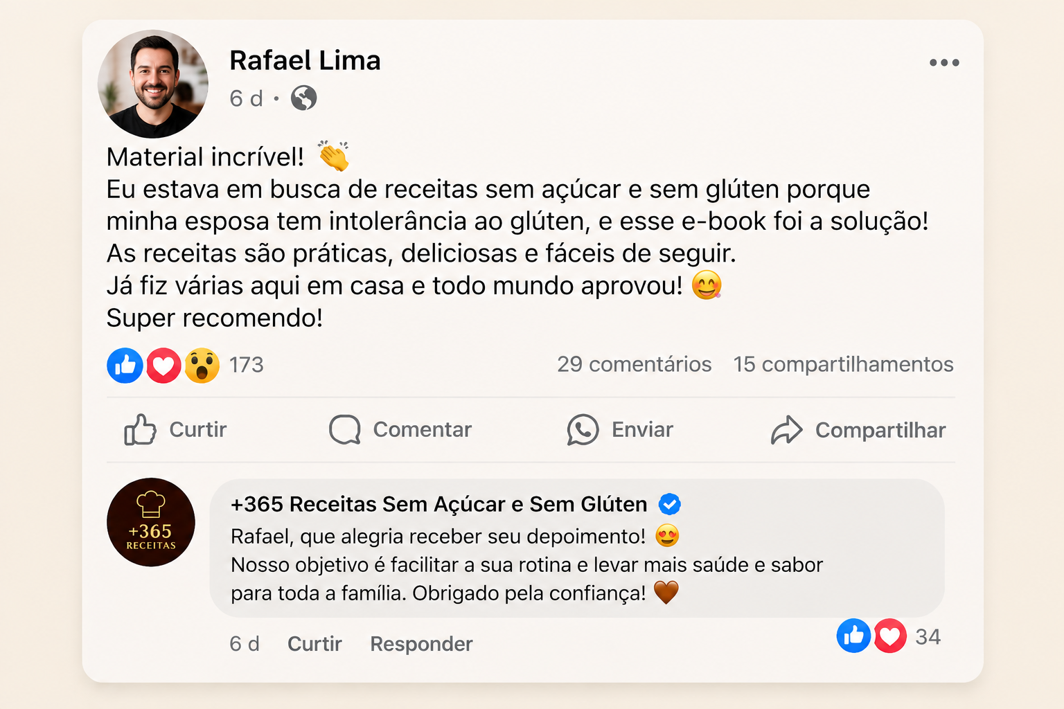 Depoimento de cliente